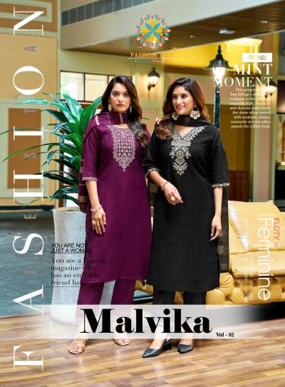 MALVIKA VOL 2 BY PASSION TREE DESIGNER SALWAR SUIT WHOLESALER IN INDIA